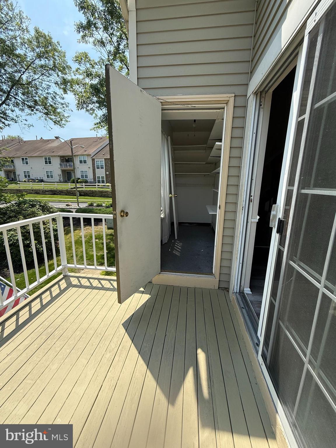 5702B Adelaide Drive Mount Laurel, NJ 08054 - Photo 20 of 22 a view of balcony with wooden floor and fence