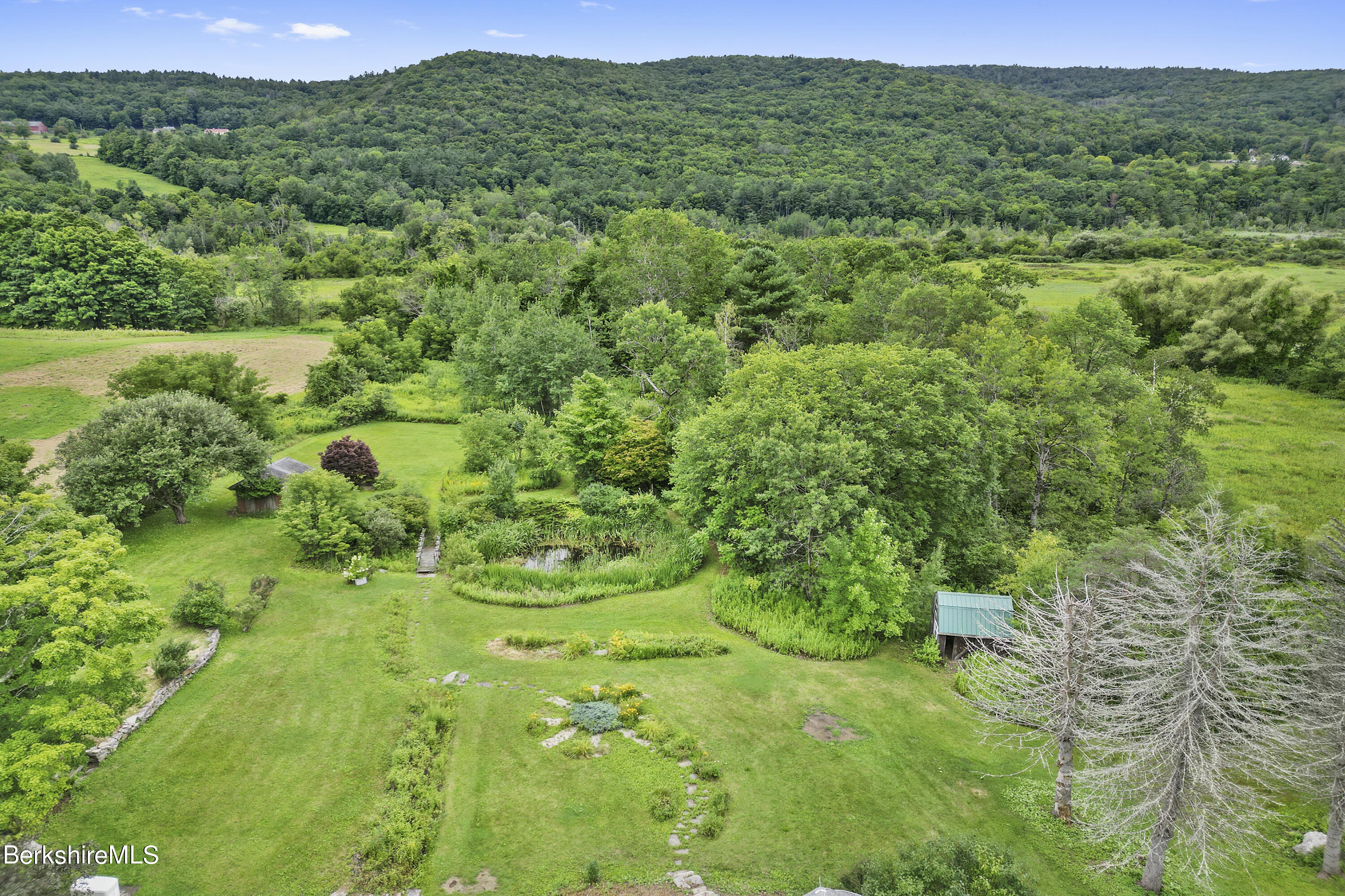 66 Main Road Tyringham, MA 01238 - Photo 44 of 45 910 Aerial View