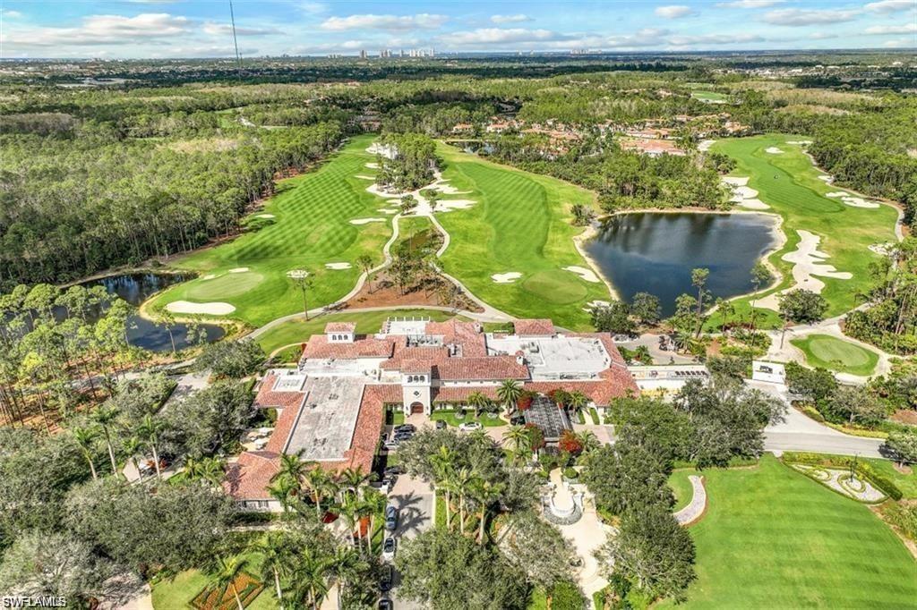 16732 Lucarno Way Naples, FL 34110 - Photo 45 of 50 Aerial view of the golf course
