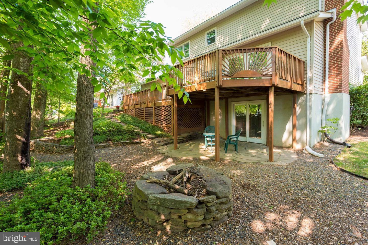 7132 Sontag Way Springfield, VA 22153 - Photo 53 of 53 Stone patio w/fire pit out from basement