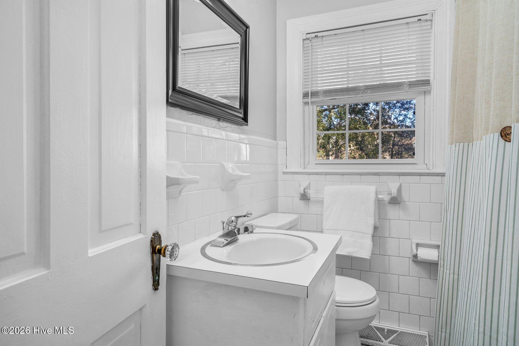 208 Clyde Avenue Northwest Wilson, NC 27893 - Photo 15 of 32 Downstairs Bathroom