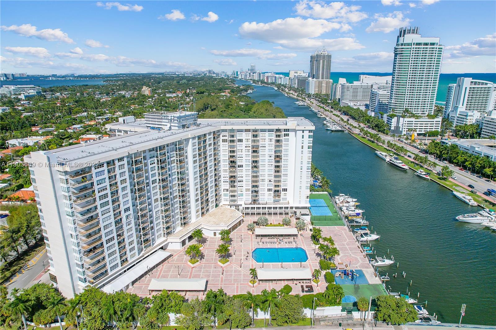 4101 Pine Tree Drive, Unit 908 Miami Beach, FL 33140 - Photo 39 of 41 a view of a city with a lake