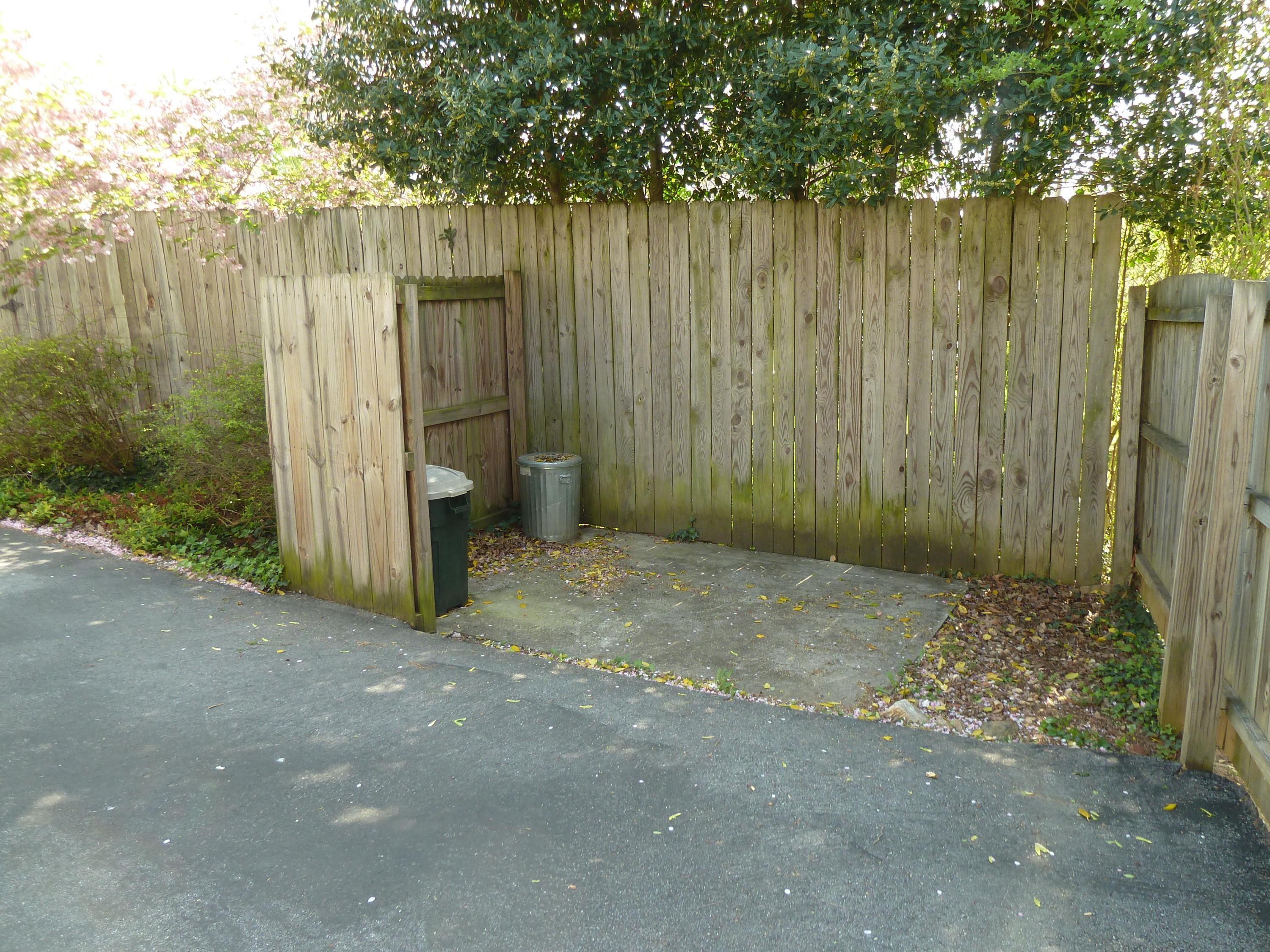 10 Spring Street Rocky Mount, VA 24151 - Photo 14 of 36 a view of a backyard with wooden fence
