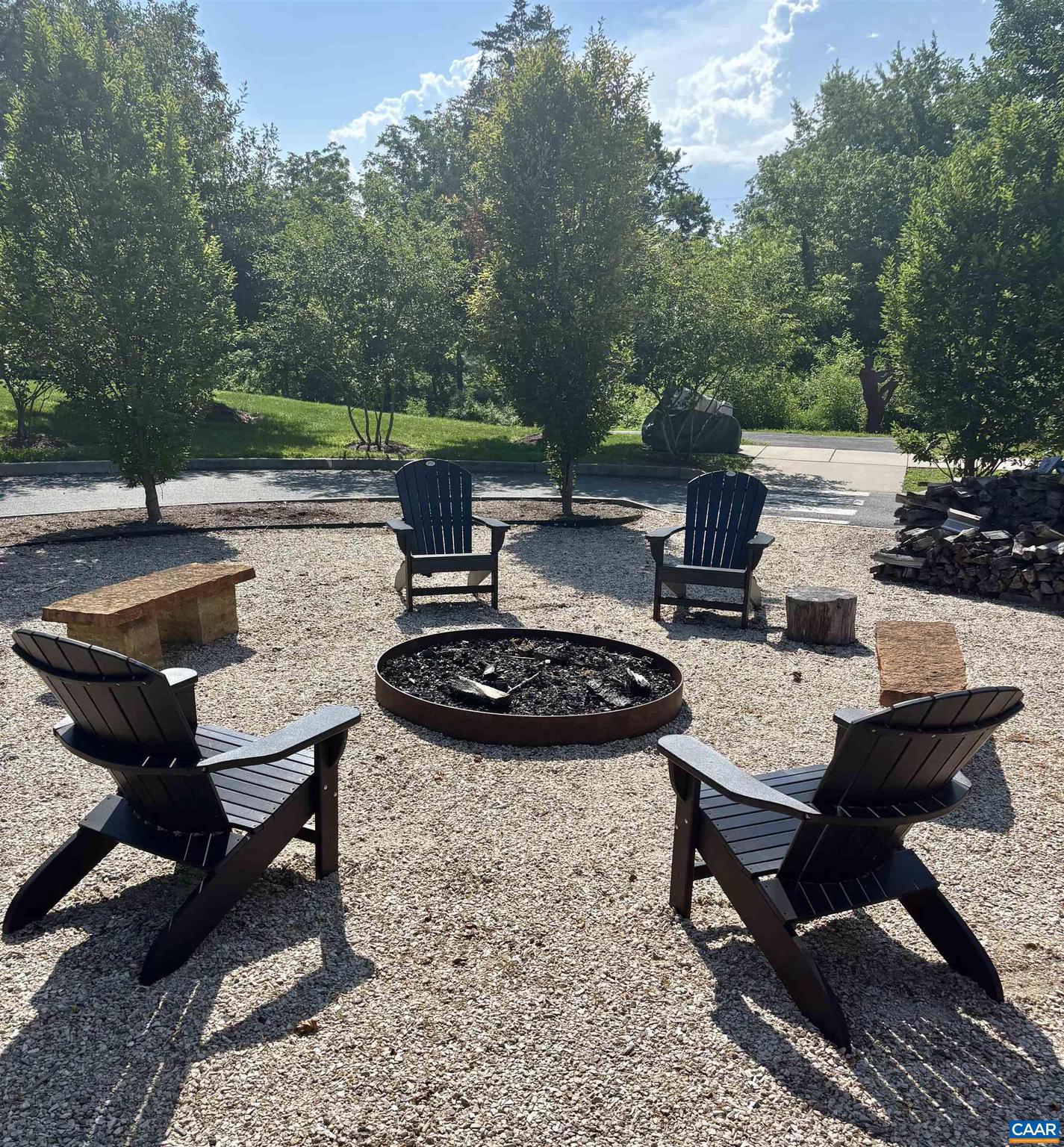 528 Trailside Drive Charlottesville, VA 22911 - Photo 43 of 51 a view of a backyard with sitting area