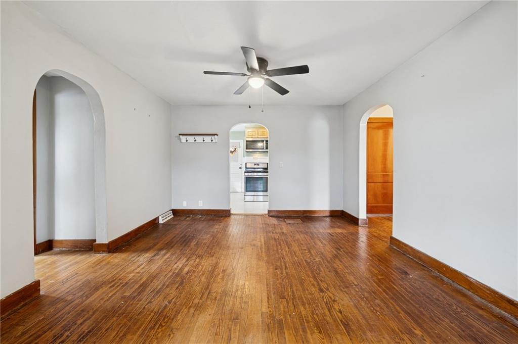 3425 Garvers Ferry Road New Kensington, PA 15068 - Photo 17 of 33 wooden floor in an empty room with a window