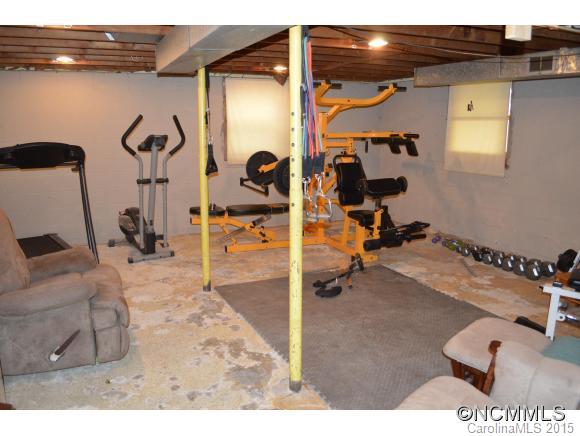 329 Ridgedale Road Clyde, NC 28721 - Photo 18 of 22 a view of a room with gym equipment