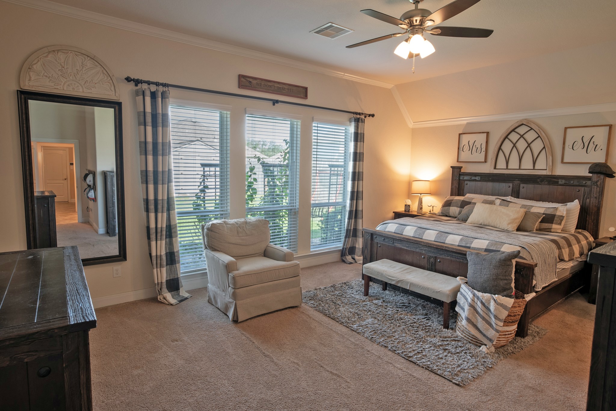 1283 Laurel Lane Angleton, TX 77515 - Photo 24 of 40 The bedroom windows have solar screens & landscaping provides privacy.