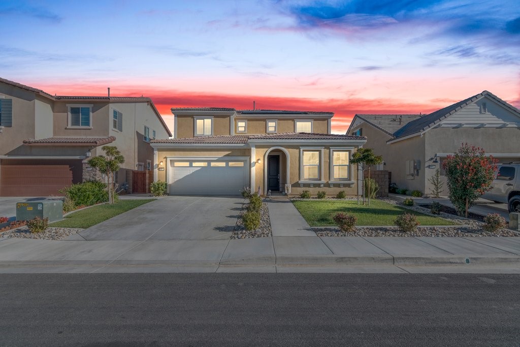 front view of house with a street