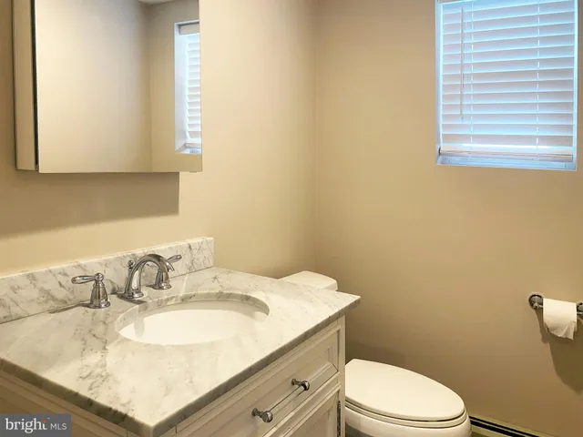 a bathroom with a sink and a toilet