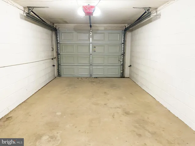 a view of a room with storage