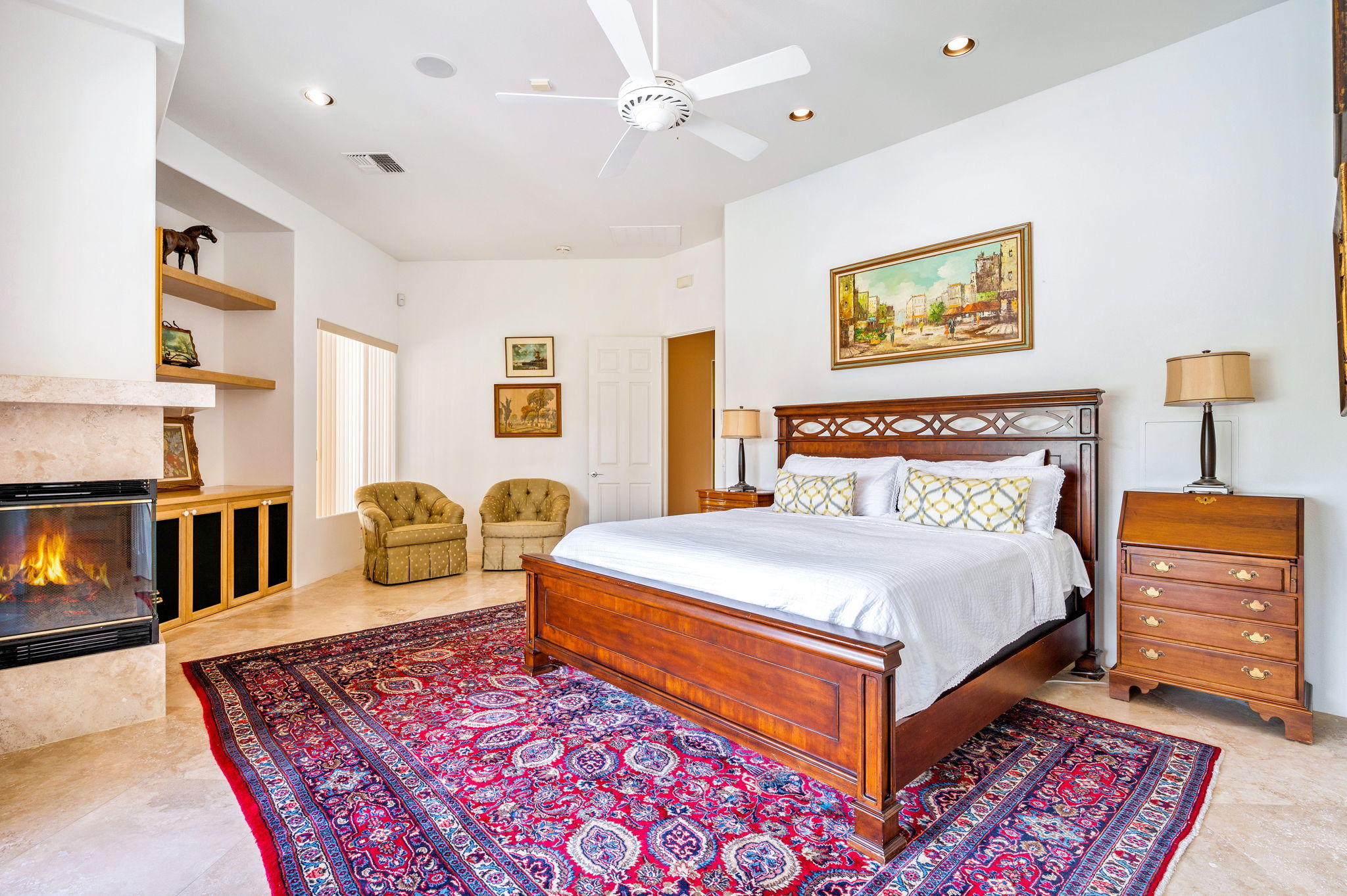 70615 Sunny Lane Rancho Mirage, CA 92270 - Photo 20 of 41 a bedroom with furniture and a rug