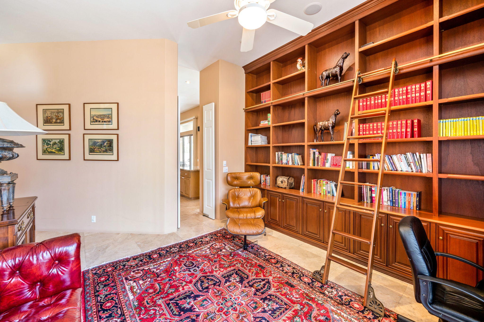 70615 Sunny Lane Rancho Mirage, CA 92270 - Photo 6 of 41 a bed room with a bed and a book shelf