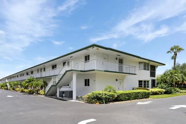 a large building with a street view