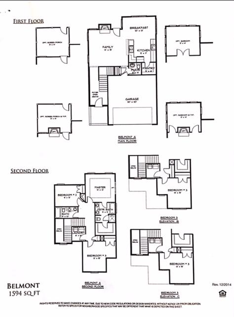 730 Sportsman Road Moncks Corner, SC 29461 - Photo 43 of 43 BELMONT FLOORPLAN