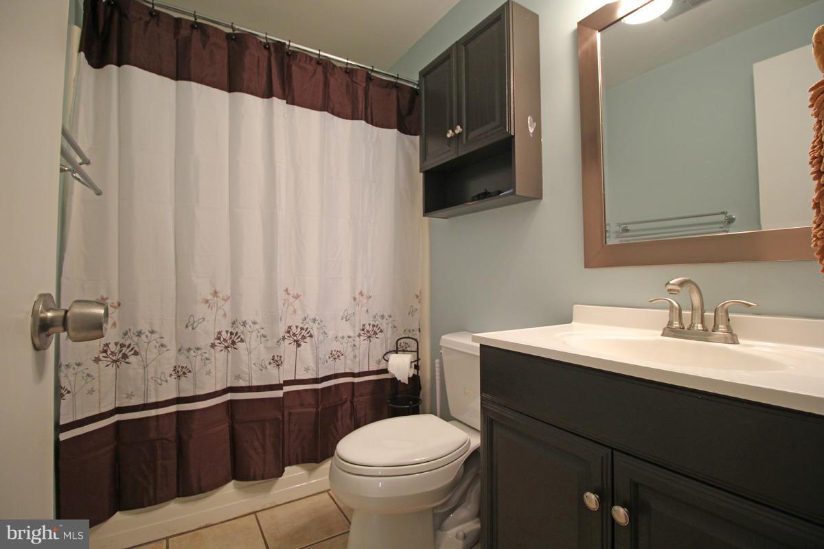 6603 South Clifton Road Frederick, MD 21703 - Photo 18 of 21 a bathroom with a sink vanity mirror and toilet
