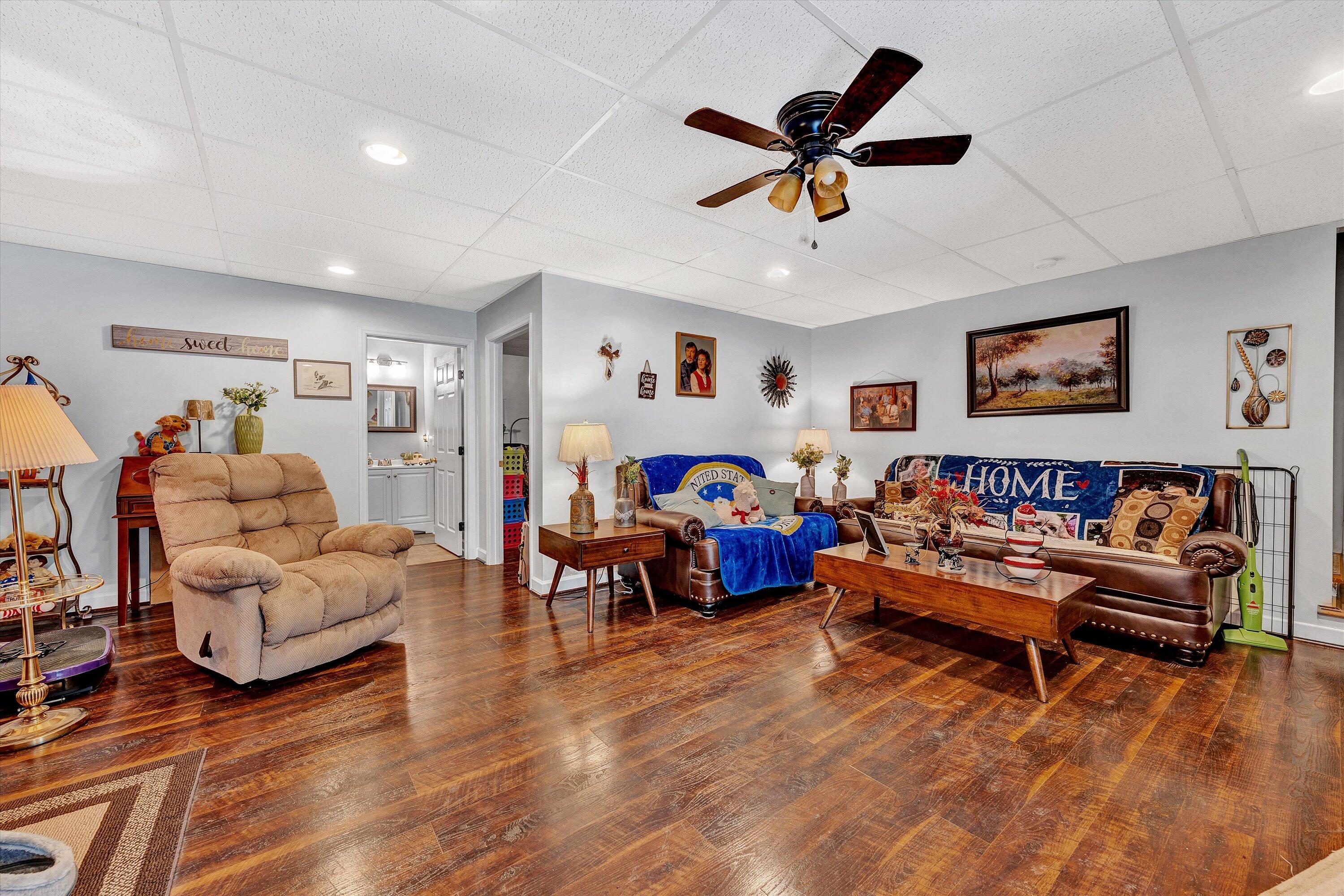 2530 Edwardsville Road Hardy, VA 24101 - Photo 19 of 30 a living room with furniture and kitchen view
