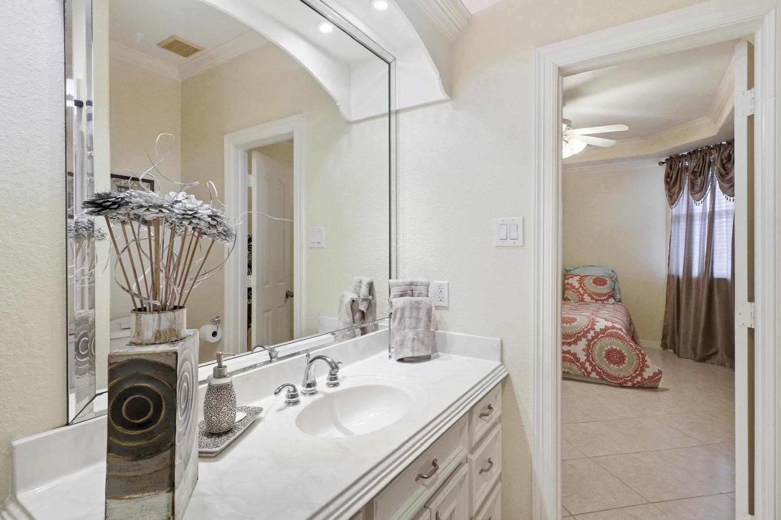 247 Old Spring Lane Houston, TX 77015 - Photo 16 of 25 a bathroom with a sink double vanity and mirror
