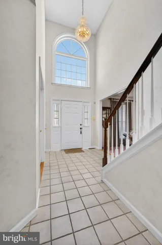 a view of an entryway with a window