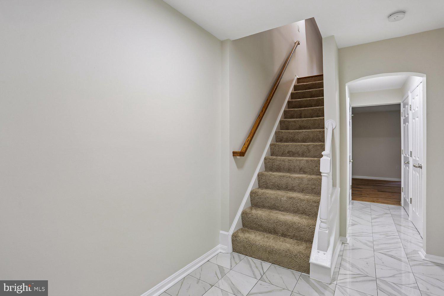 10804 Douglas Avenue Silver Spring, MD 20902 - Photo 5 of 46 Foyer entry with new carpet on staircase