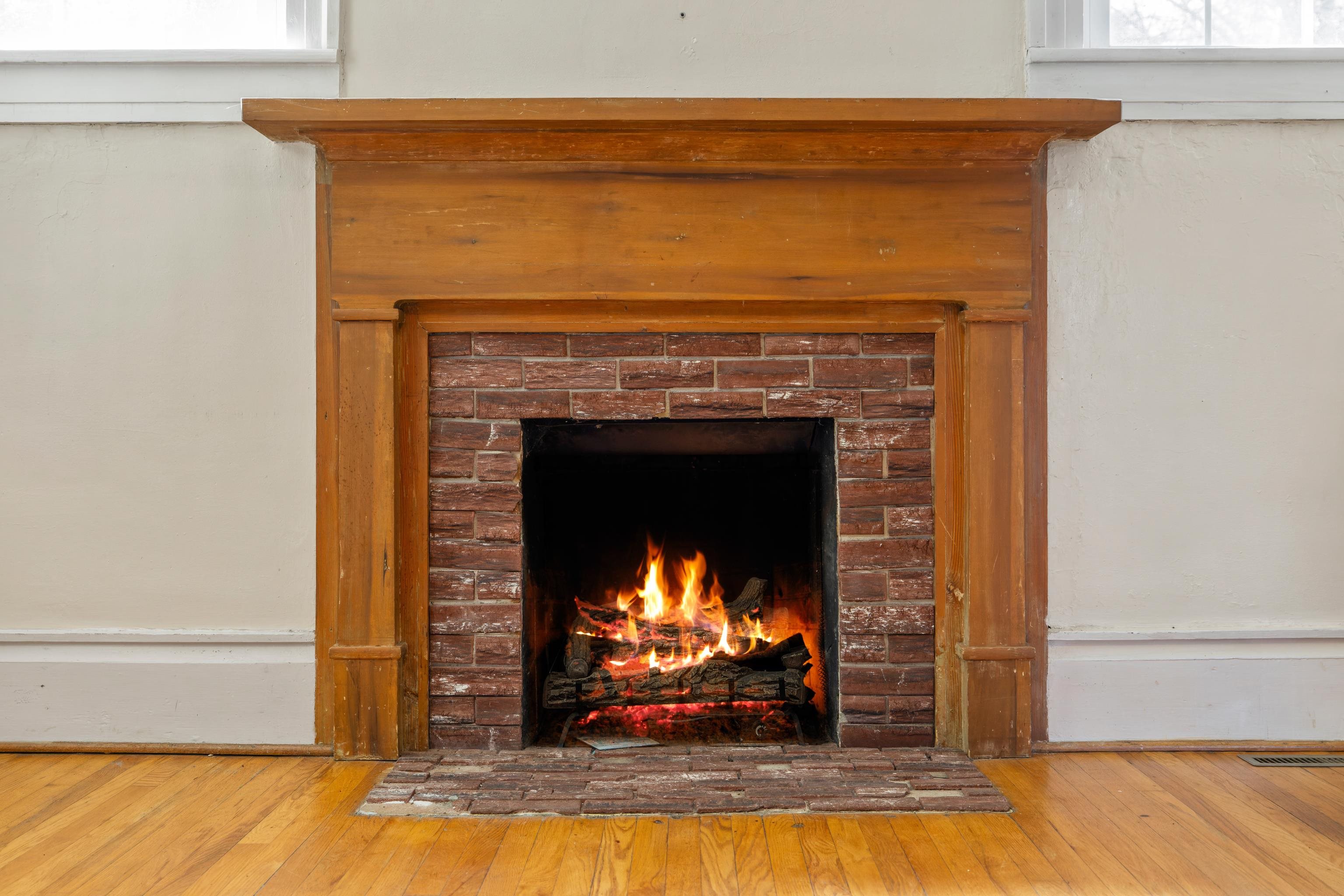 146 Mish Barn Road Middlebrook, VA 24459 - Photo 6 of 54 a view of a fireplace with wooden floor