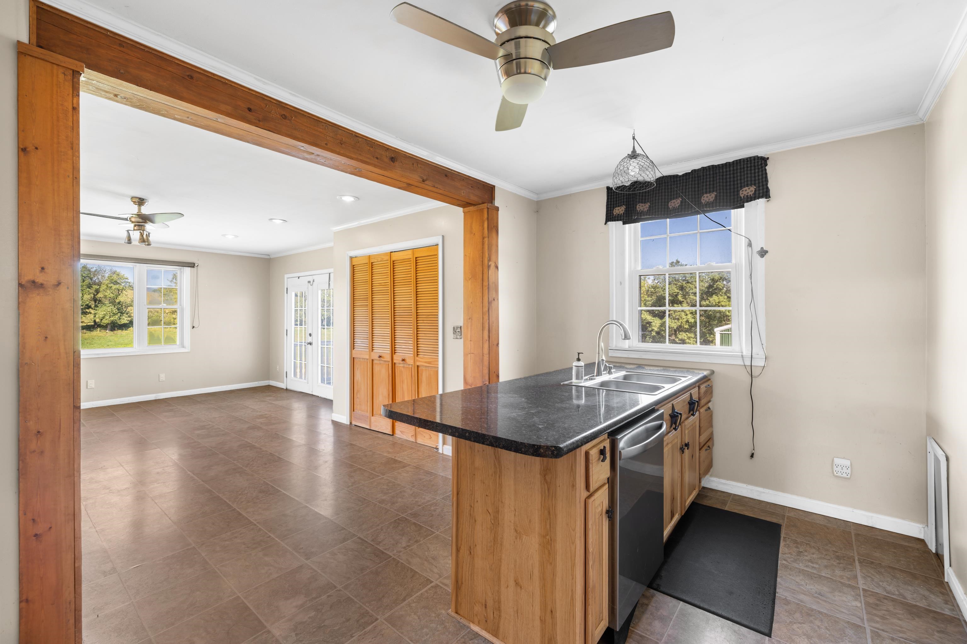 146 Mish Barn Road Middlebrook, VA 24459 - Photo 10 of 54 a kitchen with a stove and a window