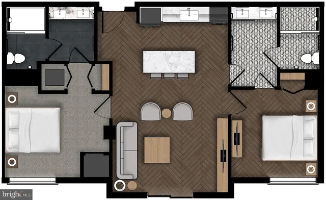 a picture of a bathroom with mirror and window