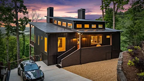 a front view of a house with balcony