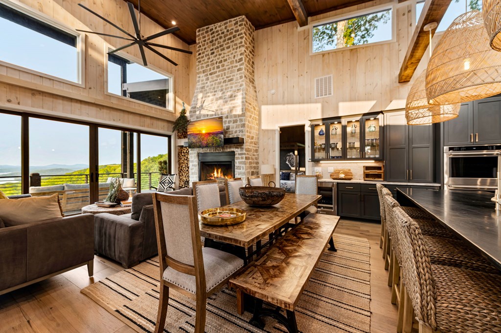 61 Ripshin Heights Blue Ridge, GA 30513 - Photo 4 of 28 a view of a living room with furniture and a kitchen