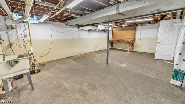 6179 Case Road North Ridgeville, OH 44039 - Photo 22 of 29 View of unfinished basement, workshop