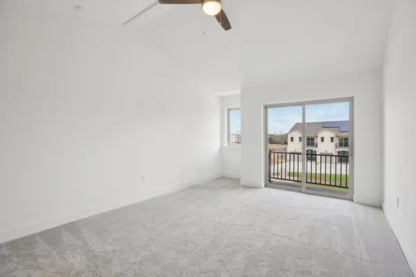 a view of a room with stairs and a couch