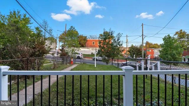 a view of a balcony with outdoor space