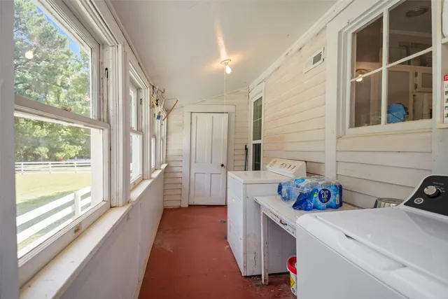 a view of storage and utility room