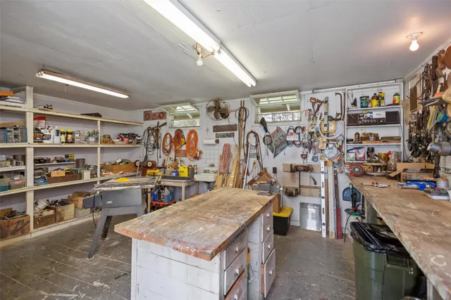 a view of storage and utility room