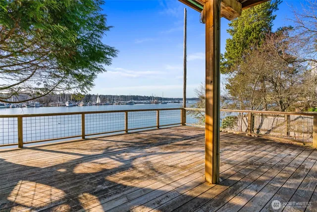 a view of a roof deck