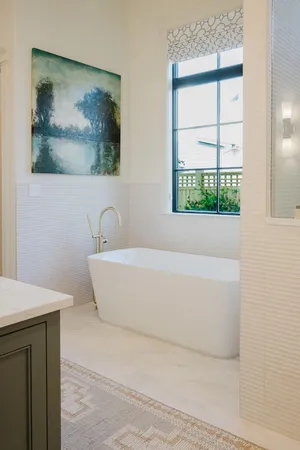 a bathroom with a shower and a toilet