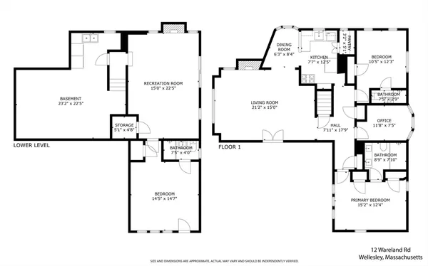$1,250,000 | 12 Wareland Road, Wellesley, MA 02481