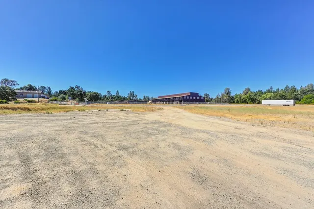 a view of a lake with a city