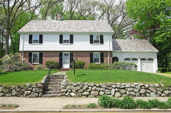 75 Annawan Road Newton, MA 02468 - Photo 1 of 1 a front view of a house with a yard