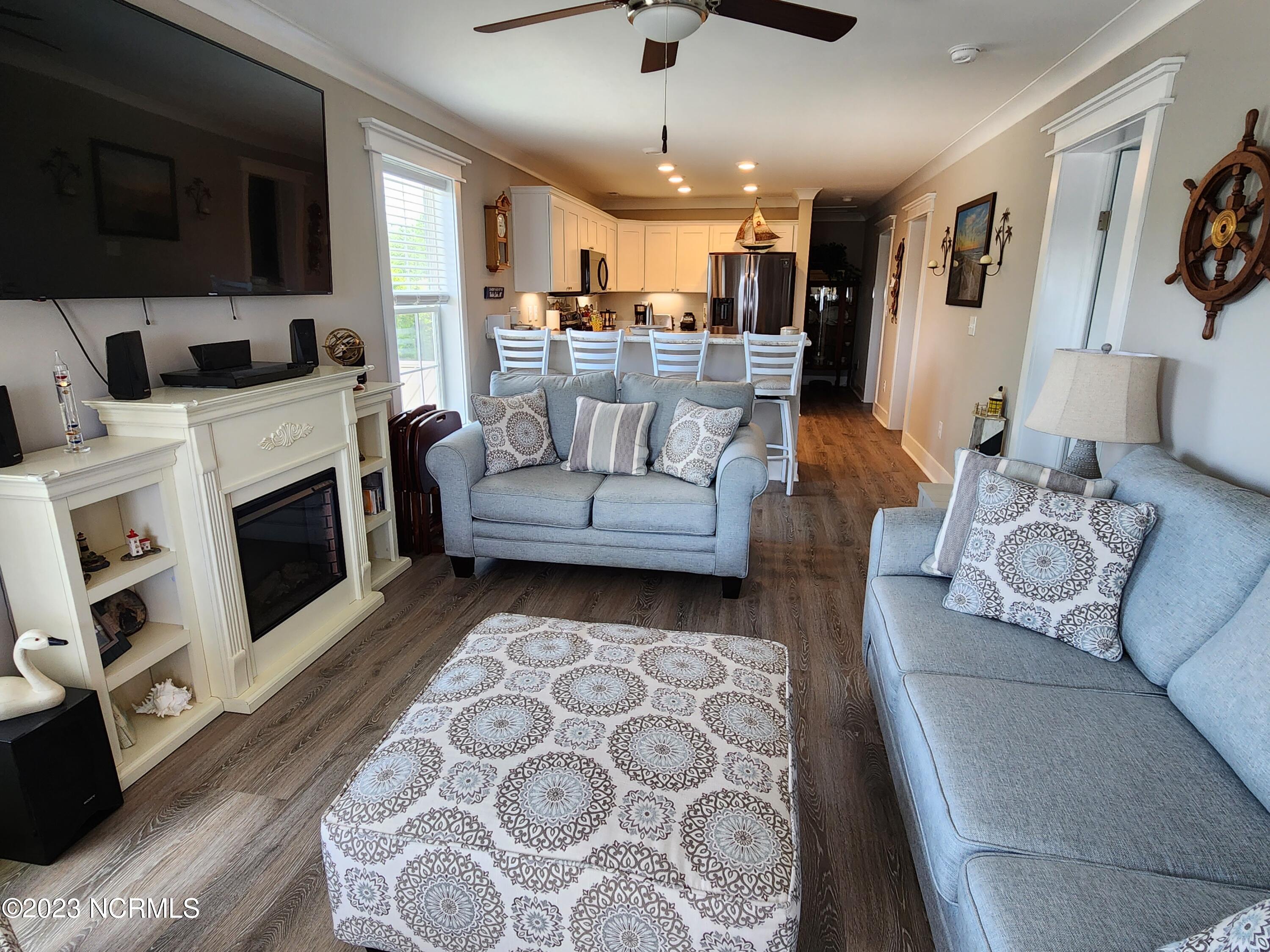 211 Baden View Road New London, NC 28127 - Photo 10 of 45 View from Living Room to Kitchen