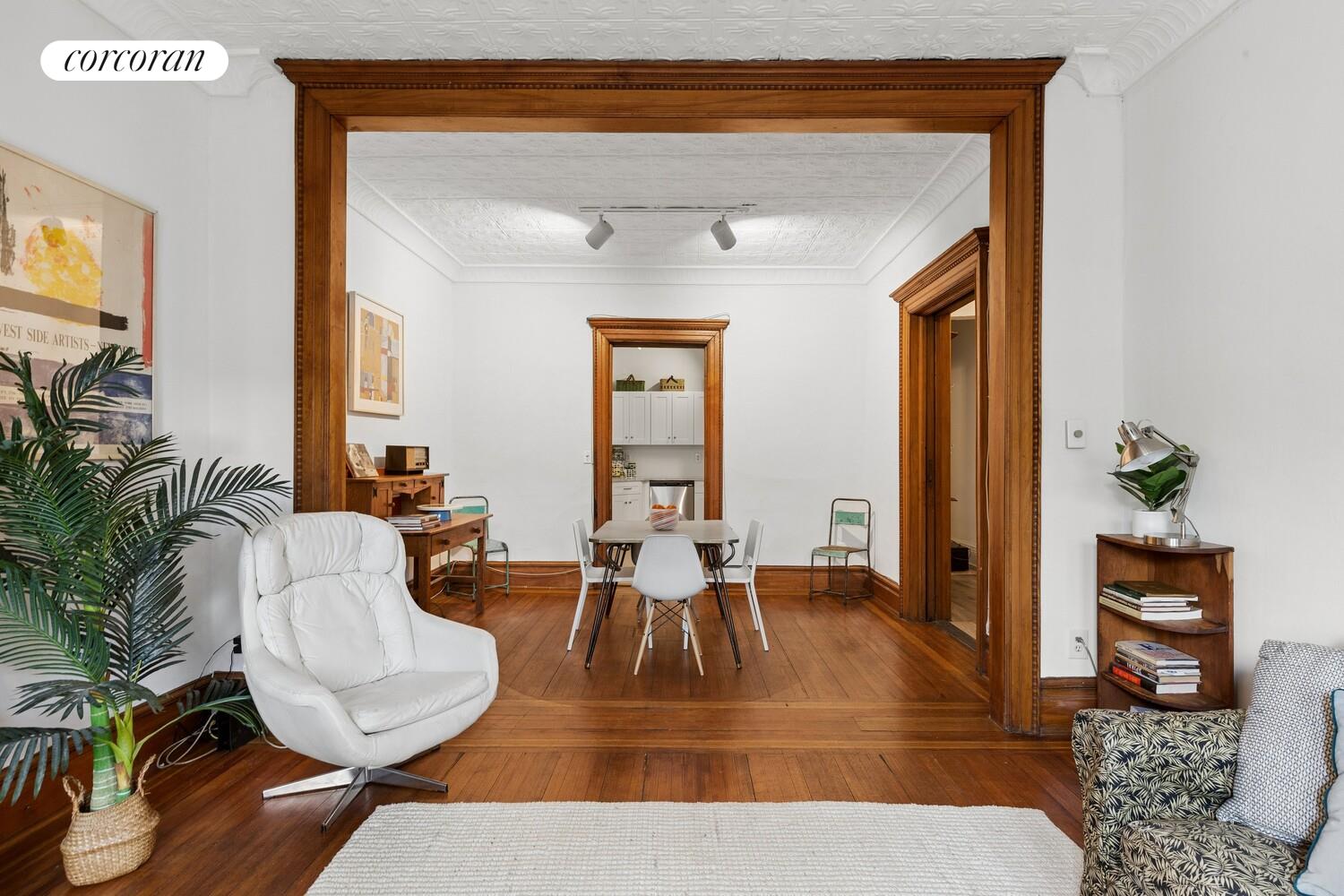 400 3rd Street, Unit 2L Brooklyn, NY 11215 - Photo 3 of 13 a dining room with furniture and wooden floor