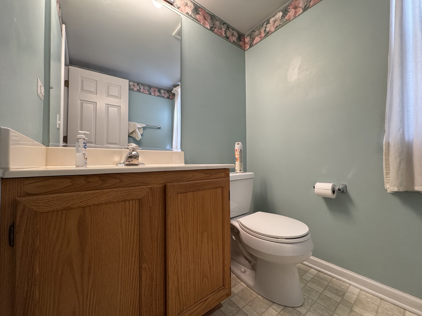1124 Blackburn Drive Grayslake, IL 60030 - Photo 10 of 19 a bathroom with a sink a toilet a mirror and vanity