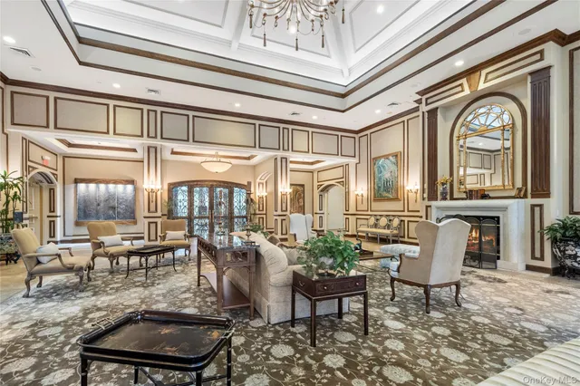 a view of a lake with houses in the back