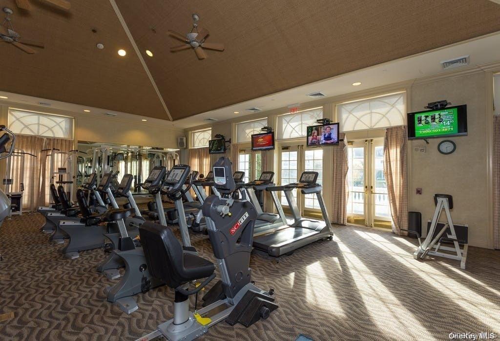 176 Sagamore Drive Plainview, NY 11803 - Photo 37 of 40 a view of a room with gym equipment