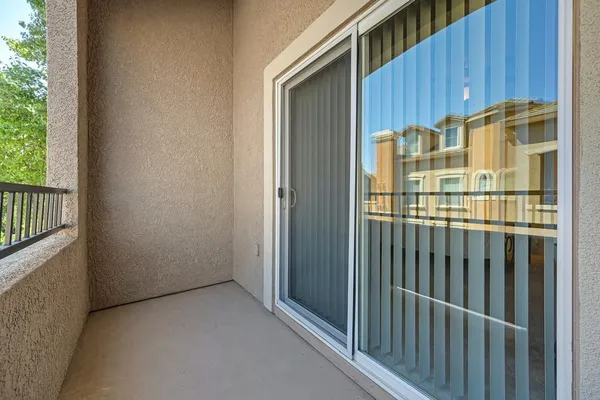 a view of a balcony
