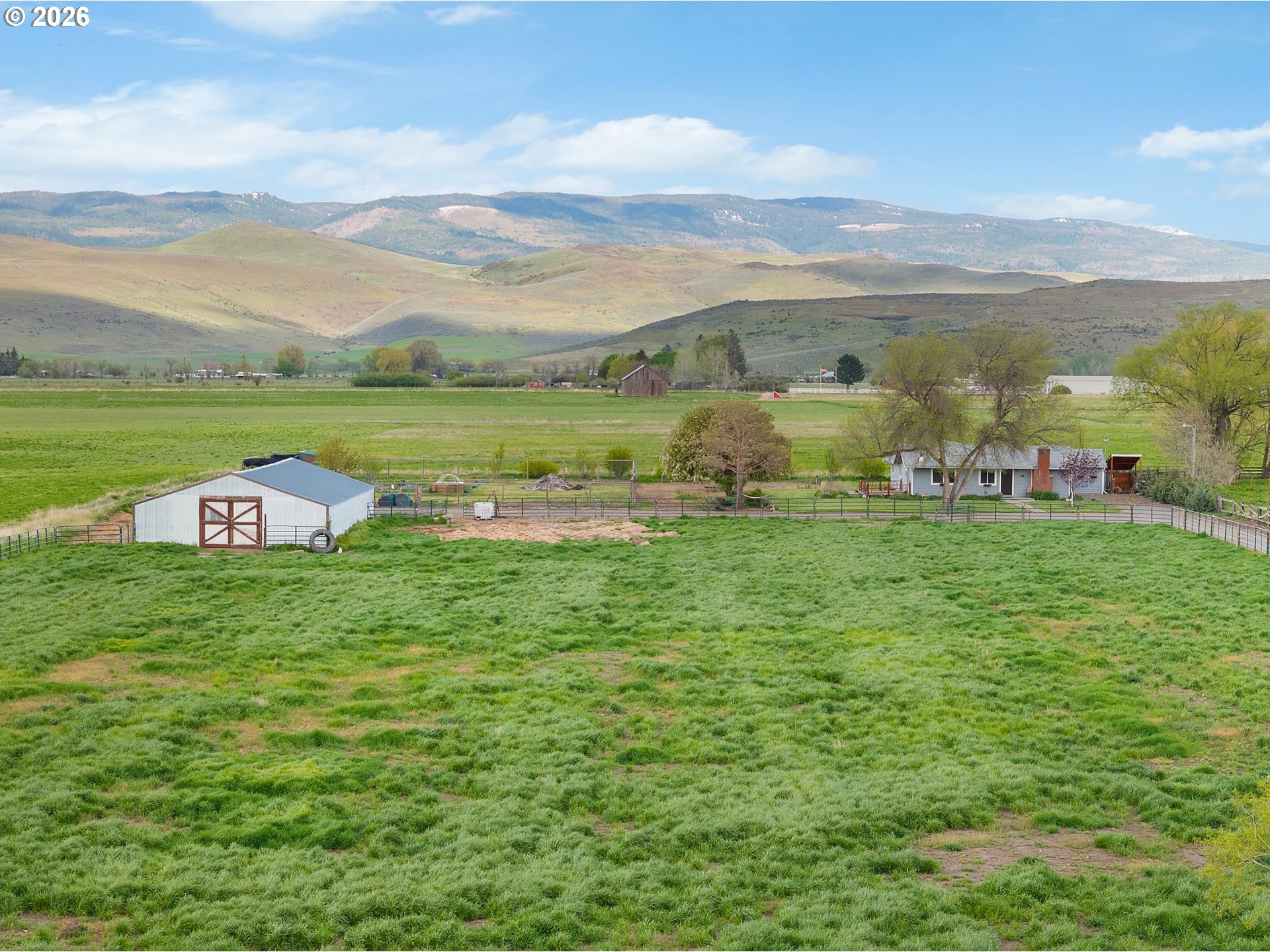 58015 Godley Road Union, OR 97883 - Photo 5 of 44 a view of outdoor space with yard and mountain view in back