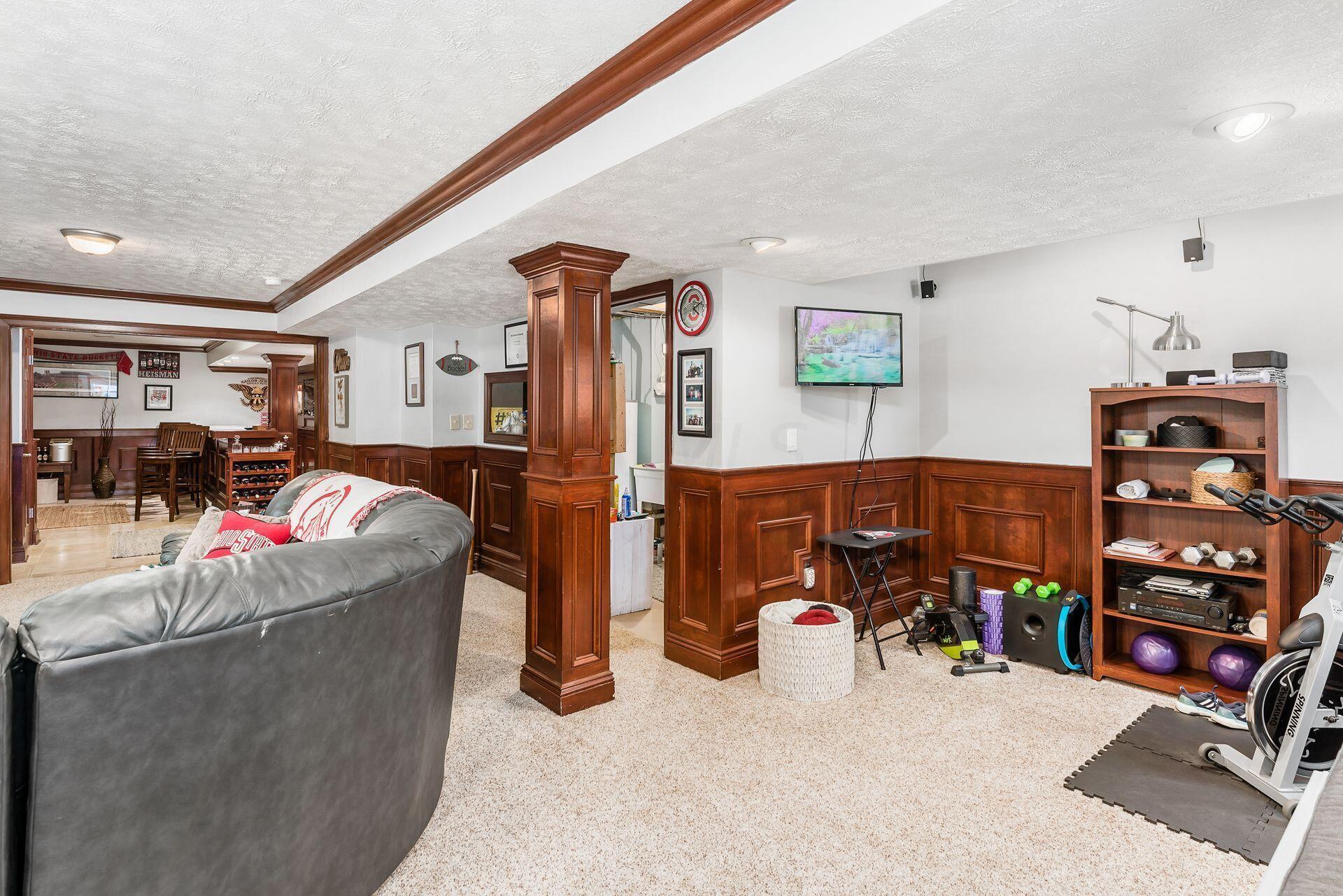 7080 Rieber Street Columbus, OH 43085 - Photo 32 of 55 Additional space in basement, can be used for an office area, gym, or more added space for great room!