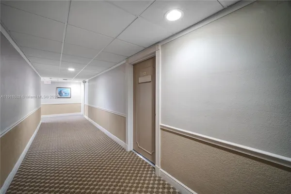 a view of hallway with window
