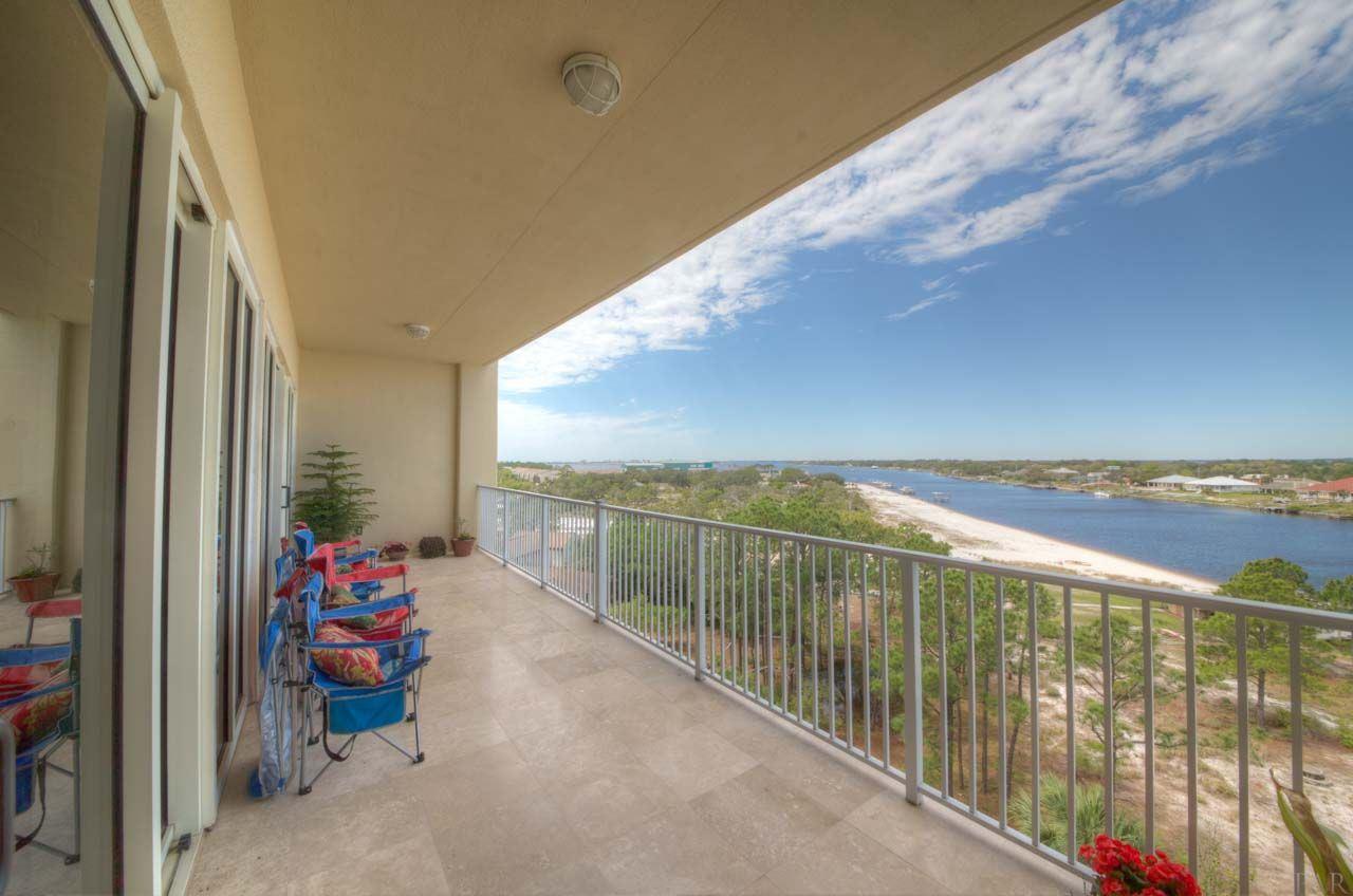 13928 River Road, Unit 504 Perdido Key, FL 32507 - Photo 15 of 40 a view of a balcony with an outdoor space