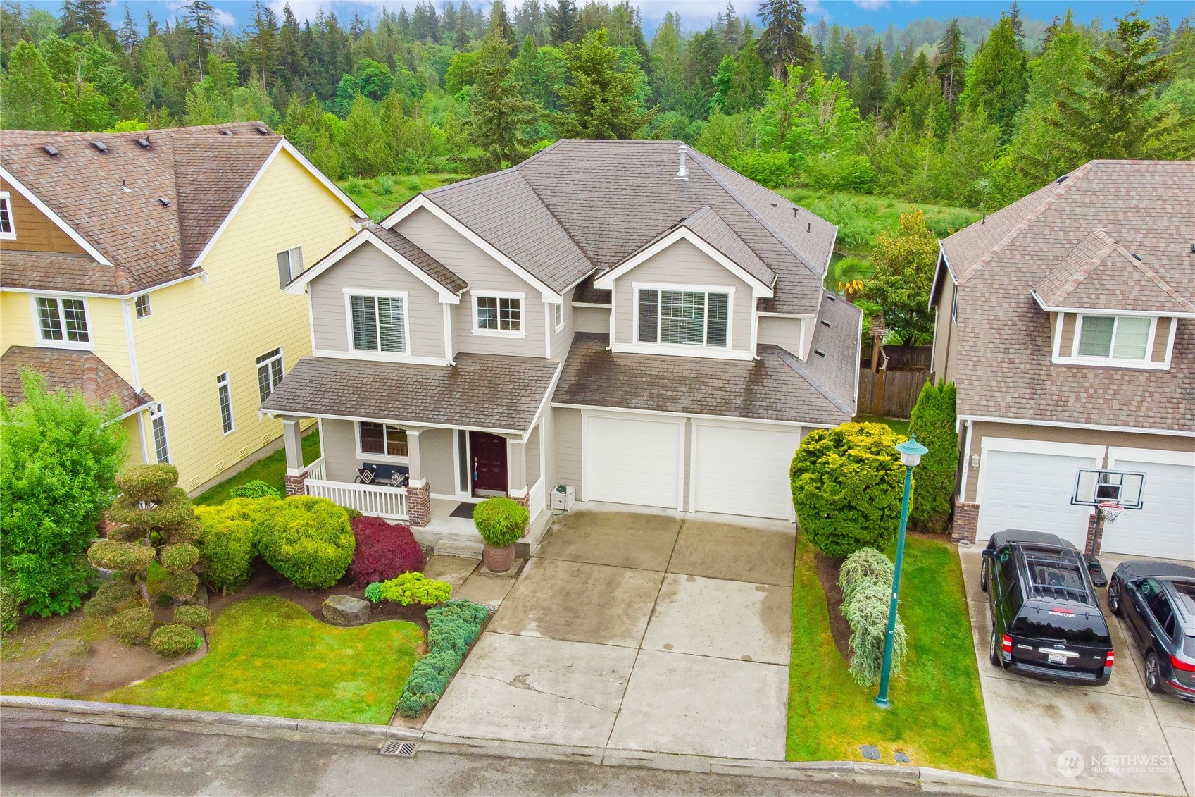 16725 Southeast 173rd Street Renton, WA 98058 - Photo 33 of 37 a aerial view of a house with a yard