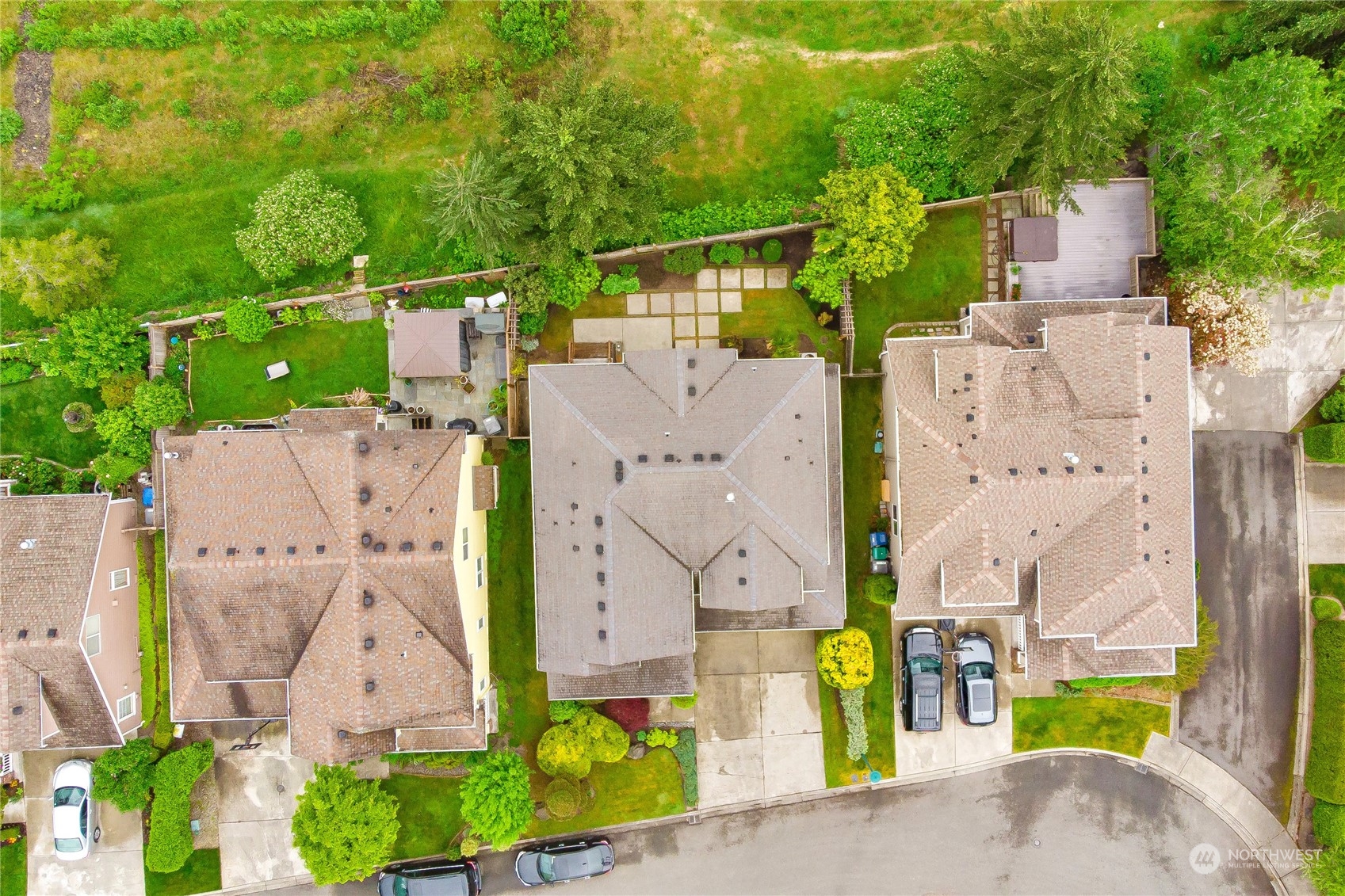 16725 Southeast 173rd Street Renton, WA 98058 - Photo 36 of 37 an aerial view of a house with a swimming pool